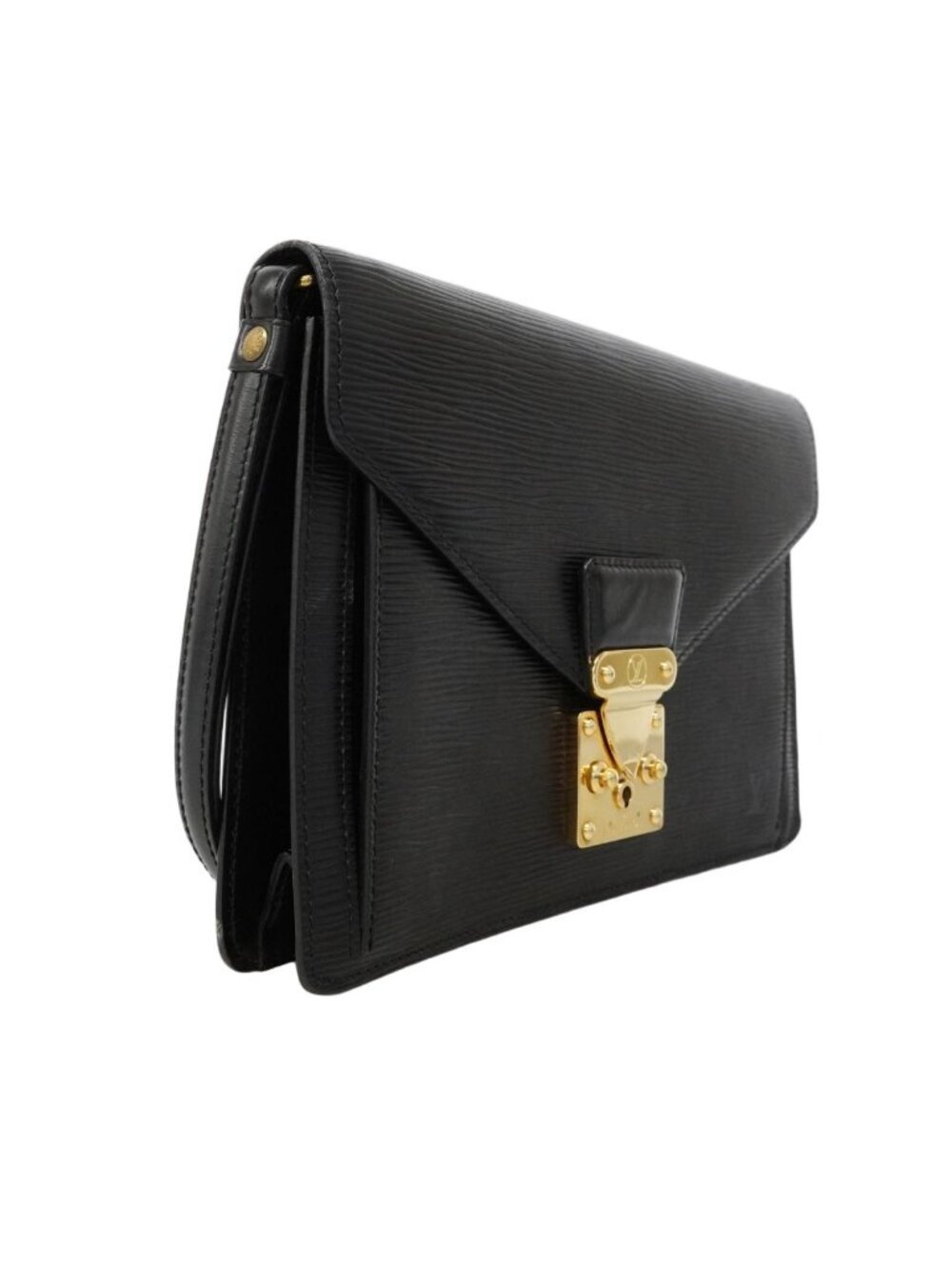 Louis Vuitton Clutch Epi Pochette Series Dragonne Noir - Picture 2 of 10